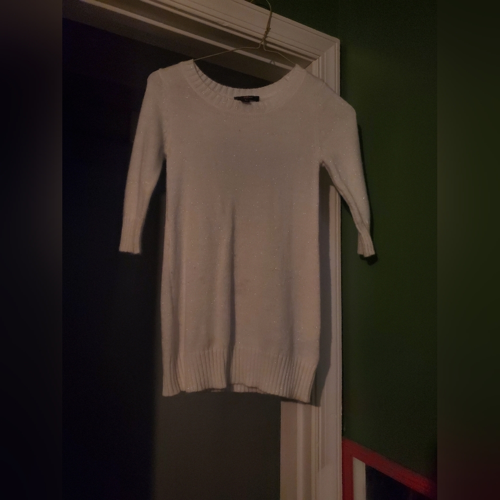 Girls White Sweater Dress